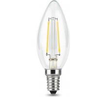 Лампа светодиодная GAUSS Свеча filament 9w 710lm 4100к е14 led [103801209]