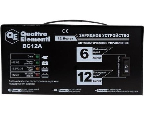 Зарядное устройство QUATTRO ELEMENTI BC12A [770-131]