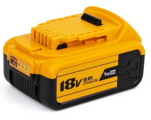 Аккумулятор TopON для DeWalt DCB180 18V, 3.0Ah (Li-Ion) [TOP-PTGD-DEW-18.3.0]