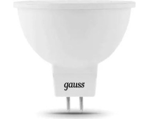 Лампа светодиодная GAUSS MR16 7w 600lm 3000k gu5.3 led [101505107]