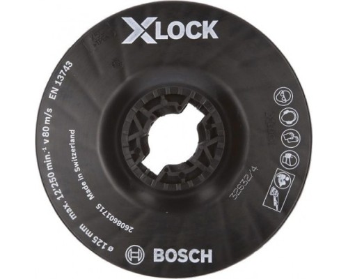 Диск опорный для УШМ BOSCH X-LOCK 125 мм PRO [2608601715]