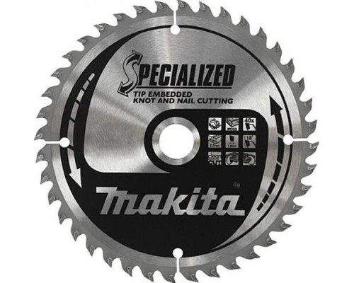 Пильный диск универсальный MAKITA 270x30x1.8x40T для демонтажных работ [B-35324]