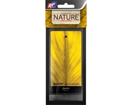 Ароматизатор подвесной картонный RUSEFF NATURE LINE дыня 27587N [27587N]