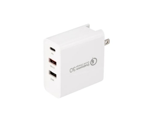 Зарядное устройство REXANT 18-2214 сетевое для iPhone/iPad 2xUSB+2xUSB Type-C