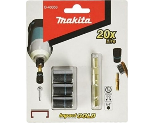 Торцевая головка MAKITA B-40369 Impact Gold 9.6х61 (хвостовик + 3 головки)