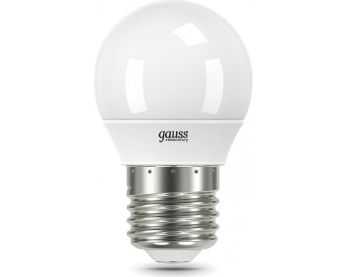 Лампа светодиодная GAUSS Шар elementary шар 12w 950lm 6500k е27 led [53232]