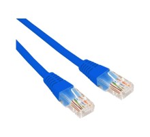 Патч-корд REXANT 02-0294-03 U/UTP, CAT 6, RJ45-RJ45, 26AWG, LSZH, синий 0,3м