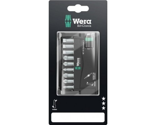 Набор насадок WERA Bit-Check – Rapidaptor 8600/9 TZ SB, WE-073410 [WE-073410]