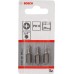 Бита для заворачивания BOSCH Extra Hard 25 мм PH0 3шт [2607001506]