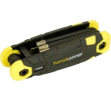 Набор ключей TORX HANSKONNER HK1045-04-8T s2 8шт t9-t40,  кейс