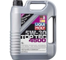 Масло моторное LIQUI MOLY SAE  5W30 Top Tec 4500   5 л. 2378 синтетическое [2318/2378]