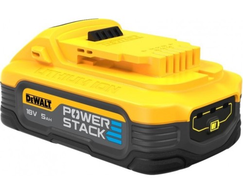 Аккумулятор DeWALT 18V POWERSTACK 5.0 Ач Li-Ion (DCBP518-XJ) [DCBP518]