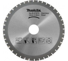 Пильный диск по стали MAKITA 185x30x1.3x64T для нержавеющей стали [B-07870]