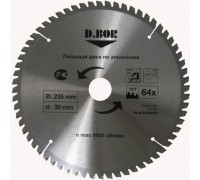 Пильный диск по алюминию D.BOR 260х80тх30 D-9K-412608005D