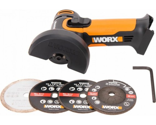 Угловая шлифмашина аккумуляторная WORX WX801.9 без АКБ и ЗУ [WX801.9]