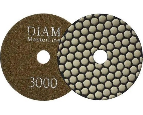 Алмазная тарелка на липучке DIAM АГШК 100*2,0 №3000 Master Line (сухая) [000571]