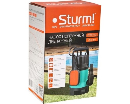 Насос дренажный STURM WP9775P [WP9775P]