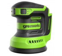Виброшлифмашина эксцентриковая аккумуляторная GREENWORKS 3100907 24V, 125 мм, без АКБ и ЗУ