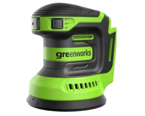 Виброшлифмашина эксцентриковая аккумуляторная GREENWORKS 3100907 24V, 125 мм, без АКБ и ЗУ купить с доставкой и официальной гарантией
