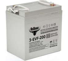 Аккумулятор RUTRIKE 6V200A/H C3 тяговый 3-EVF-200 022597