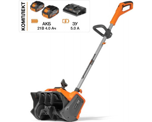 Аккумуляторный снегоуборщик-электролопата DAEWOO DAST 4042Li SET