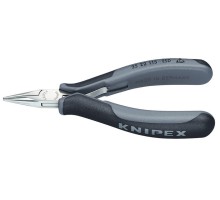 Плоскогубцы KNIPEX KN-3522115ESDSB захватные для электроники esd, плоскокруглые губки