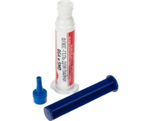Флюс для пайки REXANT ПР3684 bga и smd, 12 мл, техно-шприц, блистер [09-3684]