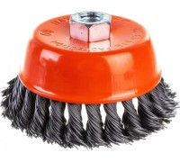 Щетка для УШМ Sturm 5 240 203 чашка м14, d100мм, витая стальная проволока 5240203