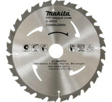 Пильный диск по дереву MAKITA 210x30x2x24T D-45939