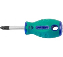 Отвертка крестовая JONNESWAY D71P238 ANTI-SLIP GRIP, PH2 х 38 мм 049952