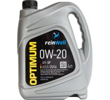 Масло моторное REINWELL 0W20 ILSAC GF-6/API SP 4 л синтетическое 4951