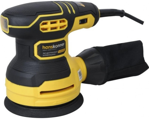 Виброшлифмашина эксцентриковая сетевая HANSKONNER HOS8135RC