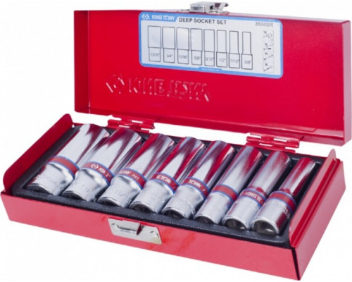 Набор головок 3/8" KING TONY 3508SR, 8 предметов