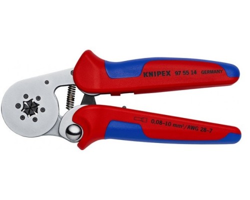 Пресс-клещи KNIPEX KN-975514 для контактных гильз DIN 46228