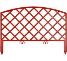 Забор садовый GRINDA ПЛЕТЕНЬ декоративный 24x320см, терракот [422207-T]