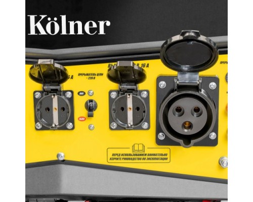 Генератор бензиновый KOLNER KGEG 7500EAМ [кн7500еам]