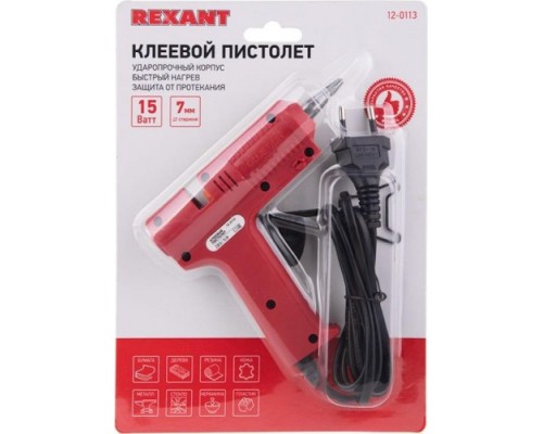 Пистолет термоклеевой сетевой REXANT 12-0113 без кнопки Пистолет термоклеевой сетевой REXANT 12-0113 без кнопки