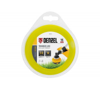 Леска триммерная Denzel FLEX CORD звезда 3 мм х 15 м. 96113