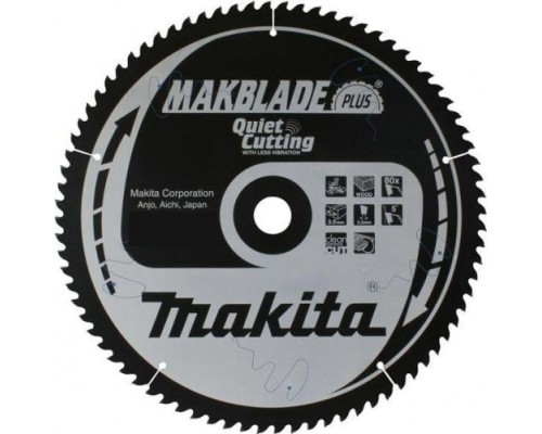 Пильный диск MAKITA 355х80тх30 дерево MAKBLADE PLUS Quet Cutting B-08741 [B-08741]