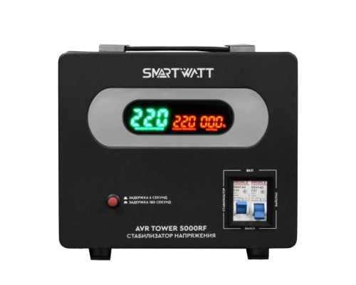 Стабилизатор напряжения однофазный SMARTWATT AVR TOWER  5000RF напольный [AVR TOWER 5000RF]