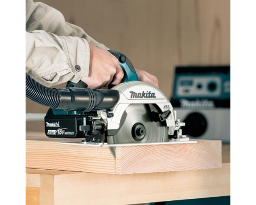 Пила циркулярная аккумуляторная MAKITA DHS 660 Z с бесщеточным двигателем без, АКБ и ЗУ [DHS660Z]