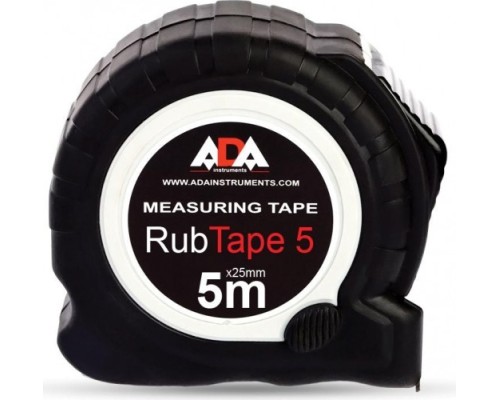 Рулетка ударопрочная ADA RubTape 5 с фиксатором [А00156]