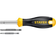 Отвертка STAYER HERCULES 6-in-1 комбинированная 2517