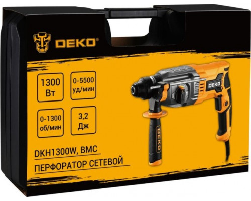 Перфоратор DEKO DKH1300W в кейсе 083-1062 купить с доставкой и официальной гарантией