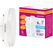 Лампа светодиодная Osram LED Star GX53 8вт матовая 4000к нейтр. бел. 800лм [4058075210950]