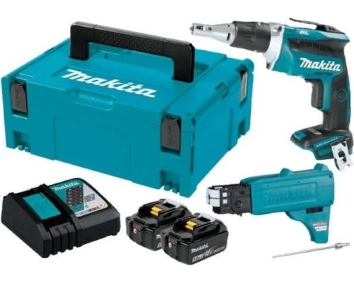 Шуруповерт аккумуляторный MAKITA DFS 452 TJX2 бесщеточный [DFS452TJX2]