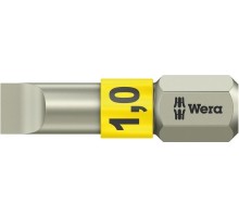 Бита для заворачивания, нержавеющая сталь WERA 3800/1 TS 1,0 х 5,5 х 25 мм WE-071001 [WE-071001]