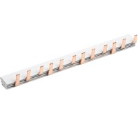 Шина REXANT 3Р 63 А, 11-2244-1 соединительная типа PIN 12  штырей, 22 см. 11-2244-1