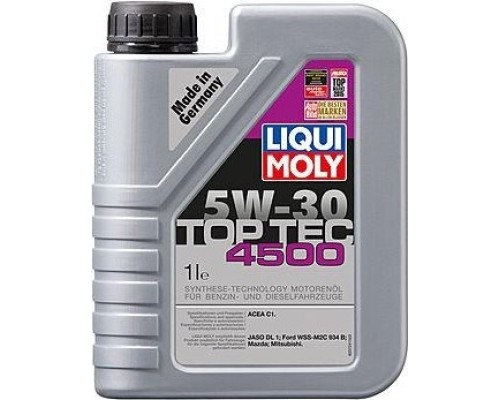 Масло моторное LIQUI-MOLY SAE 5W30 Top Tec 4500 1 л. 2317 синтетическое [2317]