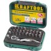 Набор бит KRAFTOOL EXPERT 26157-H33 с мини трещоткой 1/4